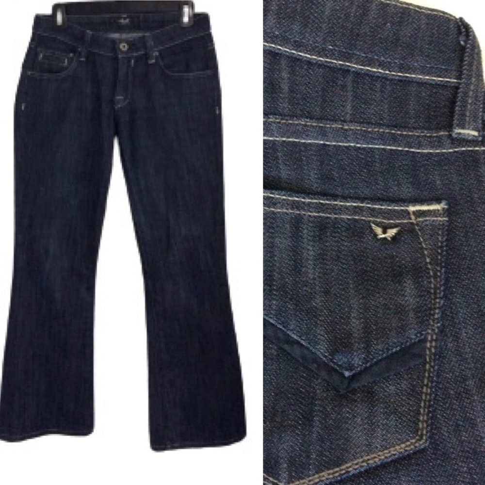 Women’s KASIL Jeans David Lim dark wash Sz 26 denim minimalist career casual